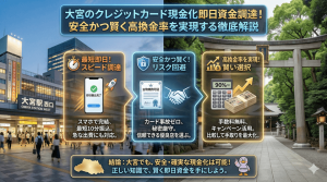 大宮クレジットカード現金化即日資金調達！安全かつ賢く高換金率を実現する徹底解説