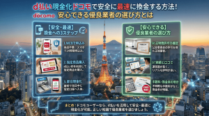 d払い現金化ドコモで安全に最速に換金する方法！安心できる優良業者の選び方とは