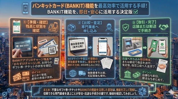 バンキットカードの後払いは現金化できる？換金率、安全性を解説